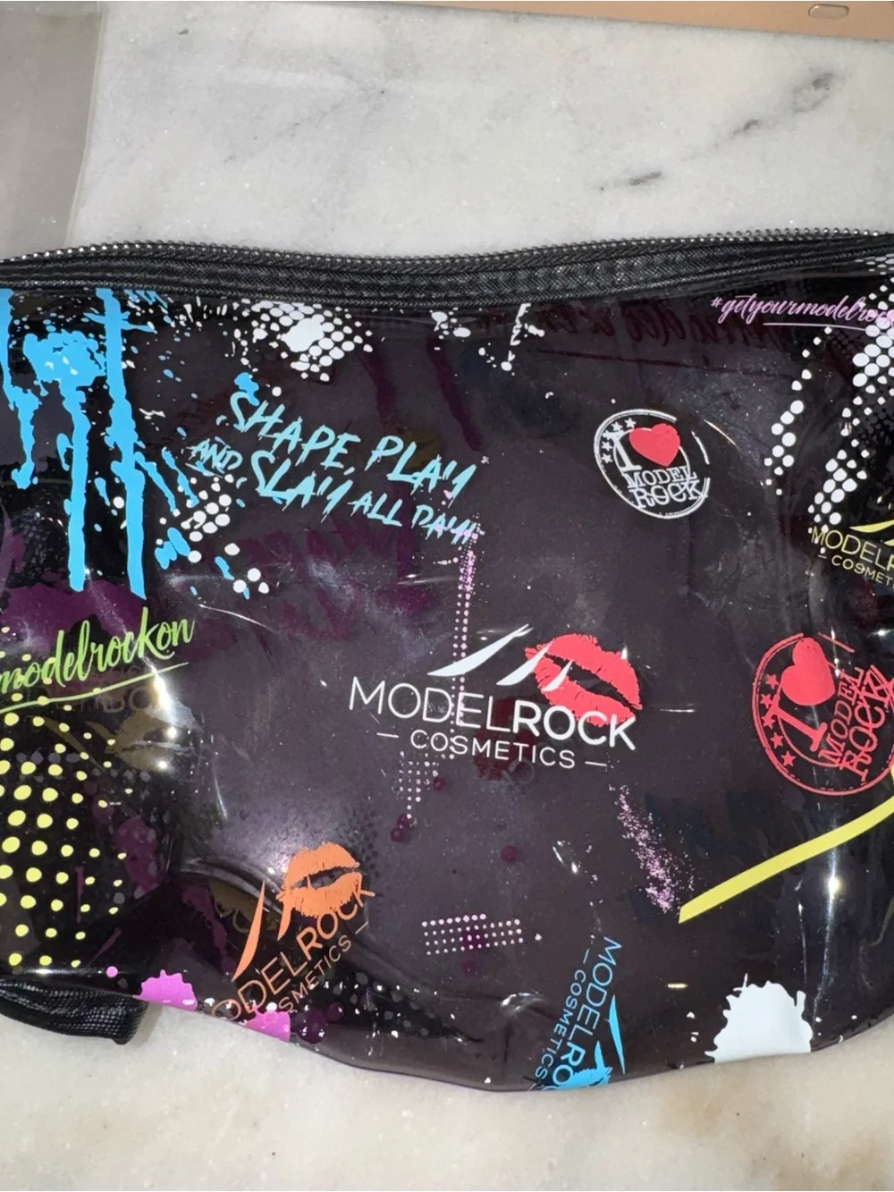 Graffiti makeup bag